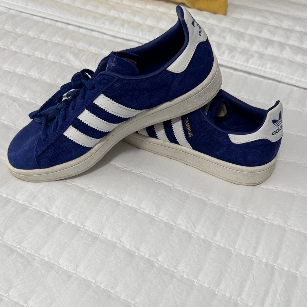 Adidas Royal Blue and White Trainers